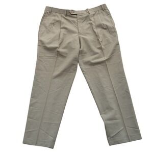 Lauren‎ Ralph Lauren Total Comfort Pleated Dress Pants Men's 38x29 Tan